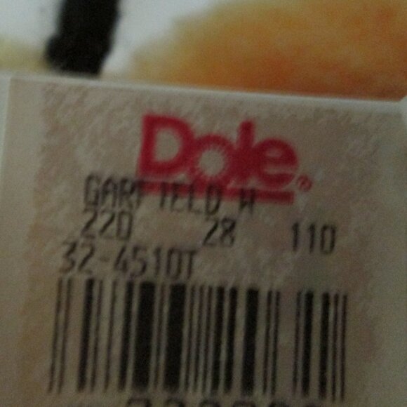 Very Rare Dole Hawaii Garfield Plush - Picture 4 of 4